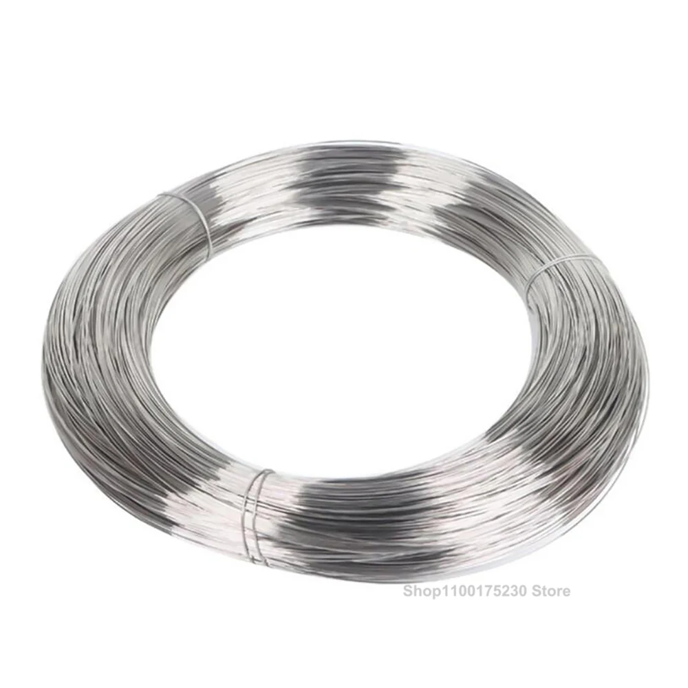 304 Stainless Steel Wire Soft Steel Wire 0.1/0.2/0.3/0.4/0.5/0.6 0.8/1.0/1.2/1.5/2/2.5/3mm Single Strand Round Bright Silk