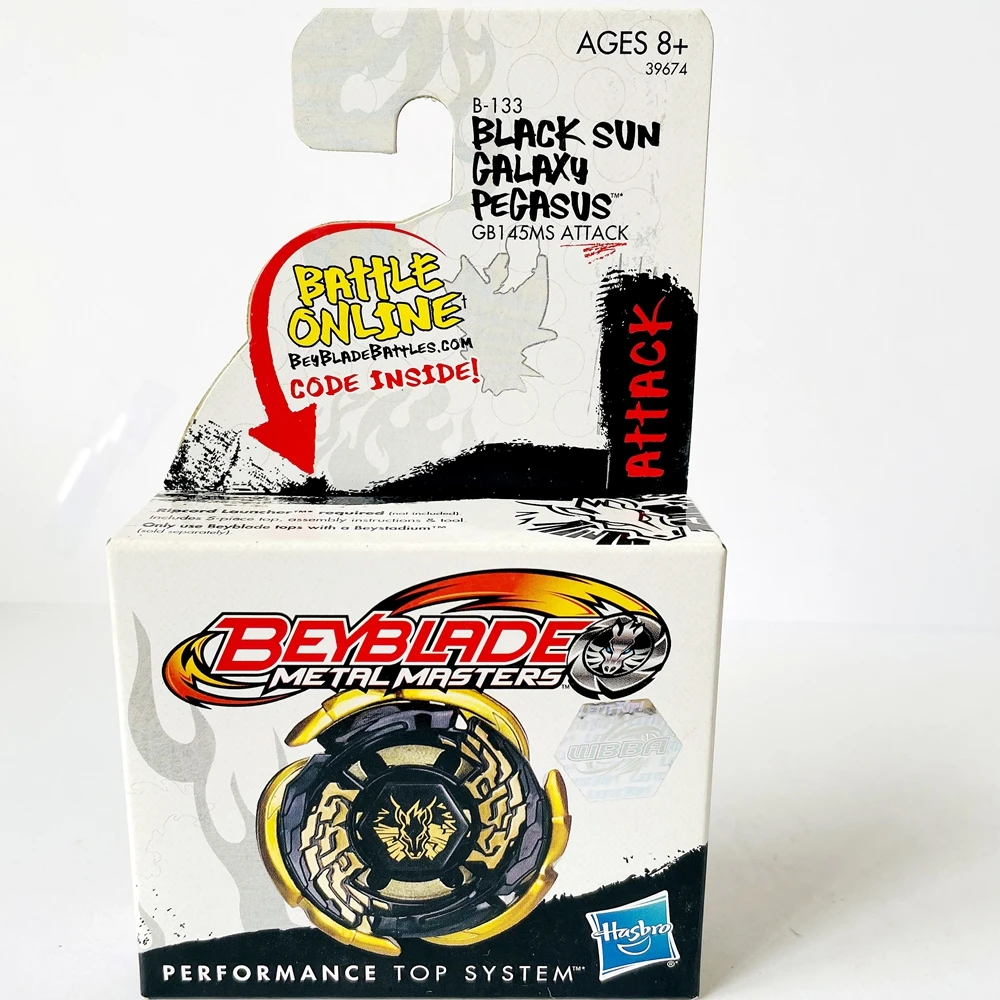 

Beyblade B-133 металлическая искусственная кожа, Черное солнце, золото, галактика Pegasus / Pegasis GB145MS