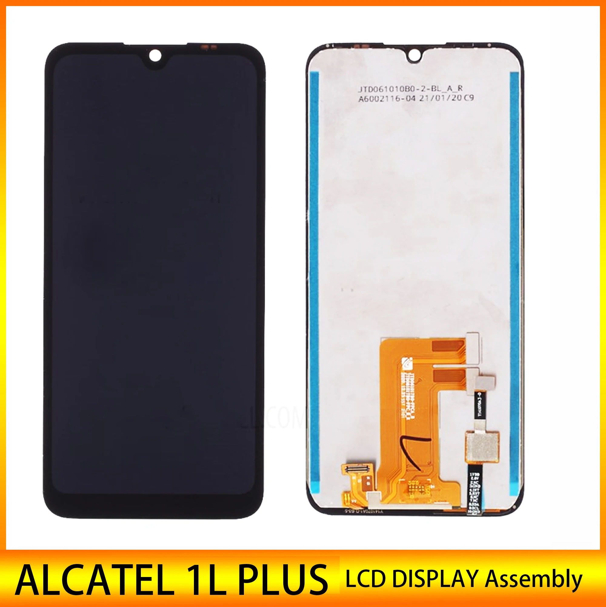 

New LCD 6.1" For ALCATEL 1L PLUS 1L 2021 4063F 4063T 4063D 4063 LCD Display Touch Screen Digitizer Assembly 100% Perfect Repair