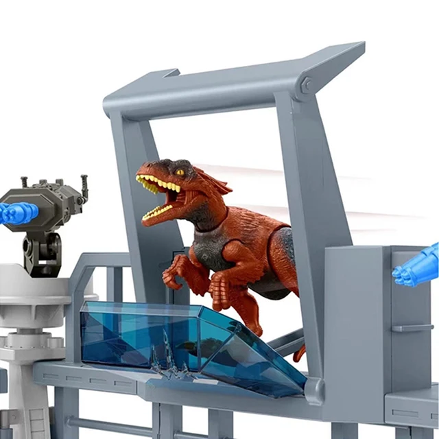 Jurassic World Mattel GYH43 Giganotosaurus Outpost of Ruling Base Hunting Tower Fence Model Giganotosaurus Model Free Shipping 2