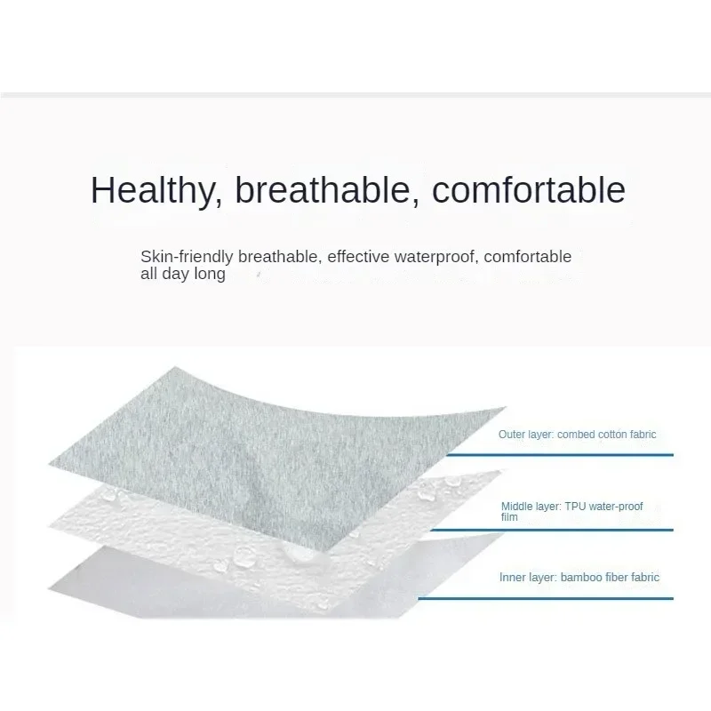Adult Diaper Underwear Breathable Cotton Elderly Incontinence Leak-Proof Briefs Men Women Reusable Disability Care Triangle Pant 6