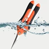 Garden Stainless Steel Flower Scissors Gardening Shears Fruit Grape Thinning Pruning Shears Straight Elbow Gardening Scissors 4