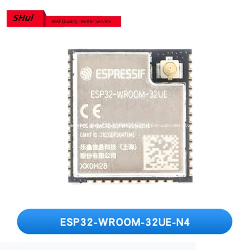 

ESP32-WROOM-32U 4MB 8MB 16MB Flash Memory Wi-Fi+BT+BLE ESP32 Module IPEX antenna connector