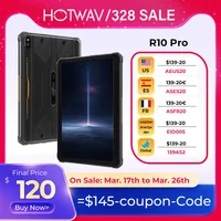 【World Premiere】NEW HOTWAV R10 Pro Rugged Tablets Android 14 10.1'' HD+10800mAh PC 5MP+13MP Camera 8GB+256GB OTG Charging Tablet 1