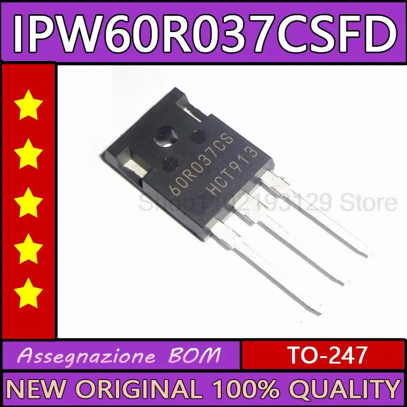 

Новый импортный полевой транзистор IPW60R037CSFD 60r037cs