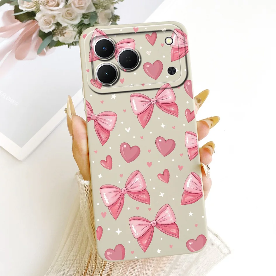 Cute Cartoon Cat Painted Soft Silicone Phone Case Cover
