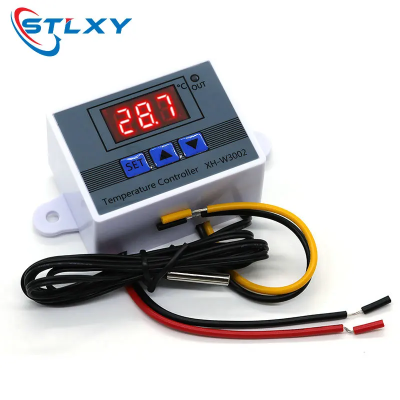 Premium Digital LED Temperature Controller with Waterproof Sensor and Thermostat Control Switch