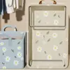 Storage Box Foldable Steel Framework Clothes Organizer with Handle for Underwear Socks Scarves Stackable Reusable Storage Case 5