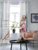 Beautiful Woman Luxury Curtains Living Room Bedroom Window Curtain Valance Curtains For Kitchen Home Decor 3