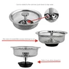 Stainless Steel Sink Filter Mesh Shower Floor Drain Hair Catcher Stopper Food Slag Drainer for Kitchen Bathroom Accessories 6