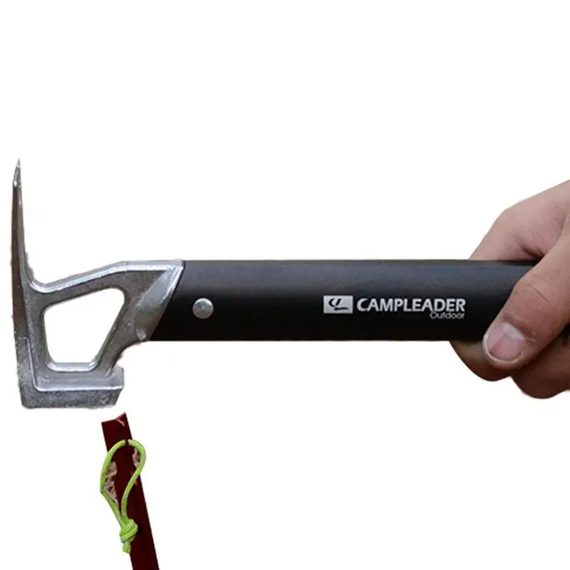 

Camping Hammer Tent Pile Remover With Hard Stainless Steel Hammer Head Multi-Functional Portable Camping Supplies For Outdoor