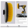 1 Pcs 6 Inch Power Scrubber Cleaning Brush with M14 Thread Drill Adaper for Cleaning Carpets Kitchen and Bathrooms Car Interiors 6
