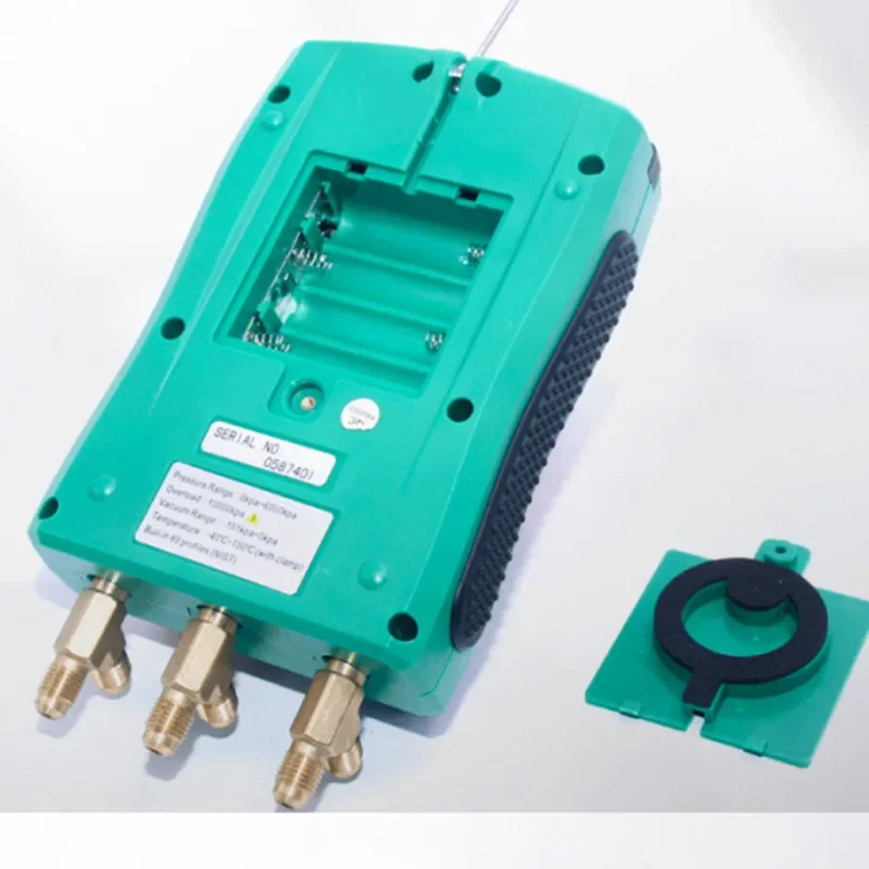 Air conditioning and refrigeration electronic fluorine charging meter, manifold fluorine charging meter, liquid refrigerant tool