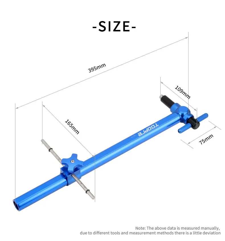 TOOPRE Fahrradrahmen Schwanzhaken Haarglätter Hebe Lug Pull Tool Schaltauge Haarglätter MTB Fahrrad Schwanzhaken Aligner – Detail 11