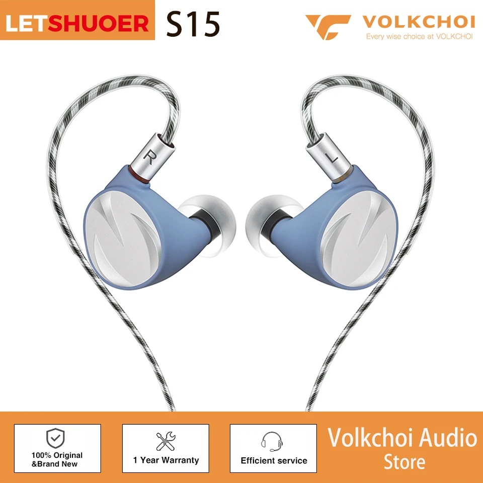 LETSHUOER-S15インチイヤホン、プレーナドライバー、r-sonic、パッシブ