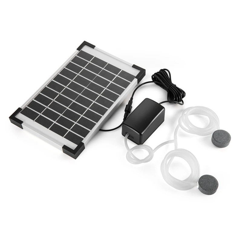 HOT SALE 10V / 5W Solar Air Pump Has Built-In 2400Mah Battery. Three  Working Modes Are Suitable For Gardens, Fish Ponds, Etc _ - AliExpress  Mobile
