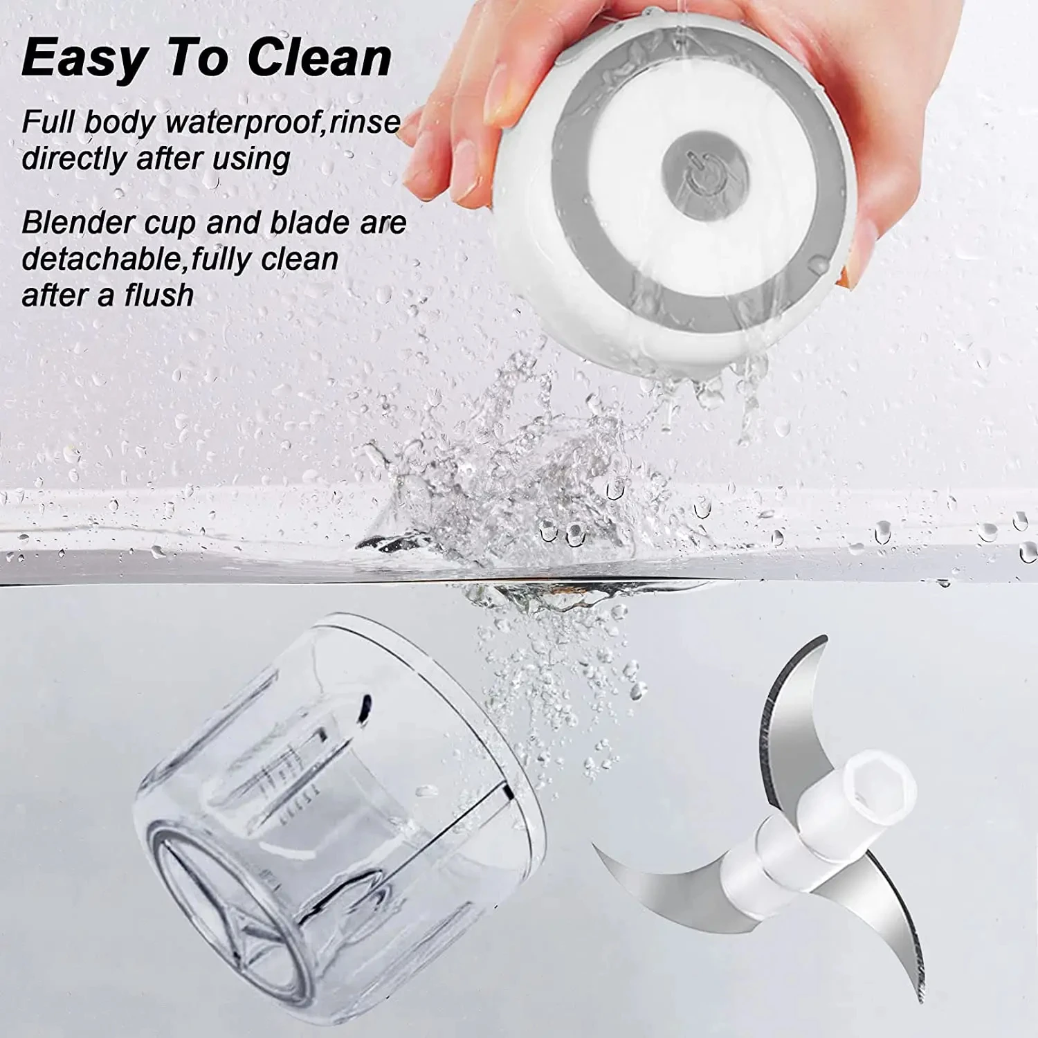 Mini Food Chopper USB Portable Meat Grinder Vegetable Crusher Kitchen Gadgets 2