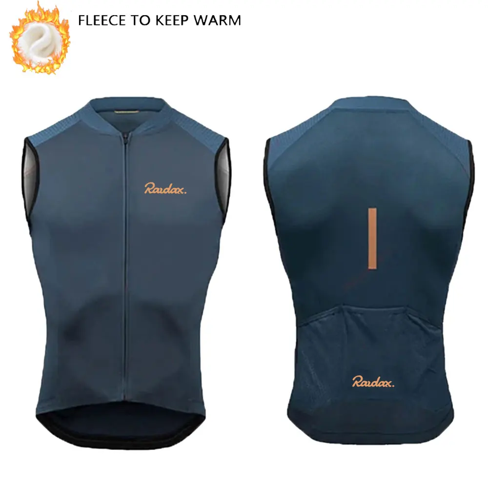 WinterWarmFleeceCyclingVestsNewRaudaxTeamWinterSleeveless