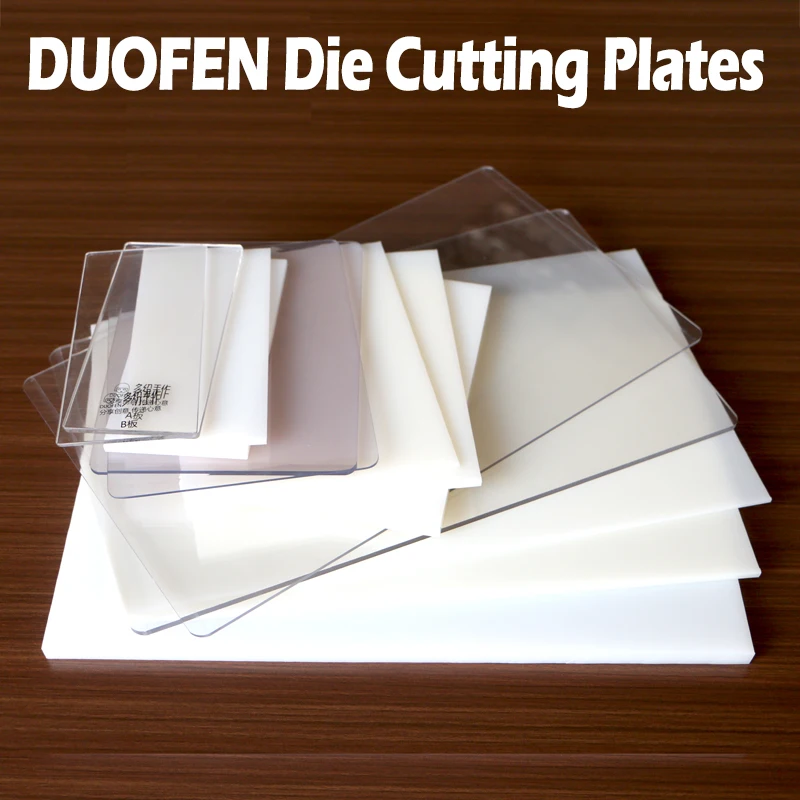 DUOFEN METAL CUTTING DIES die cutting plates White Nylon die cutting plate for die cutting