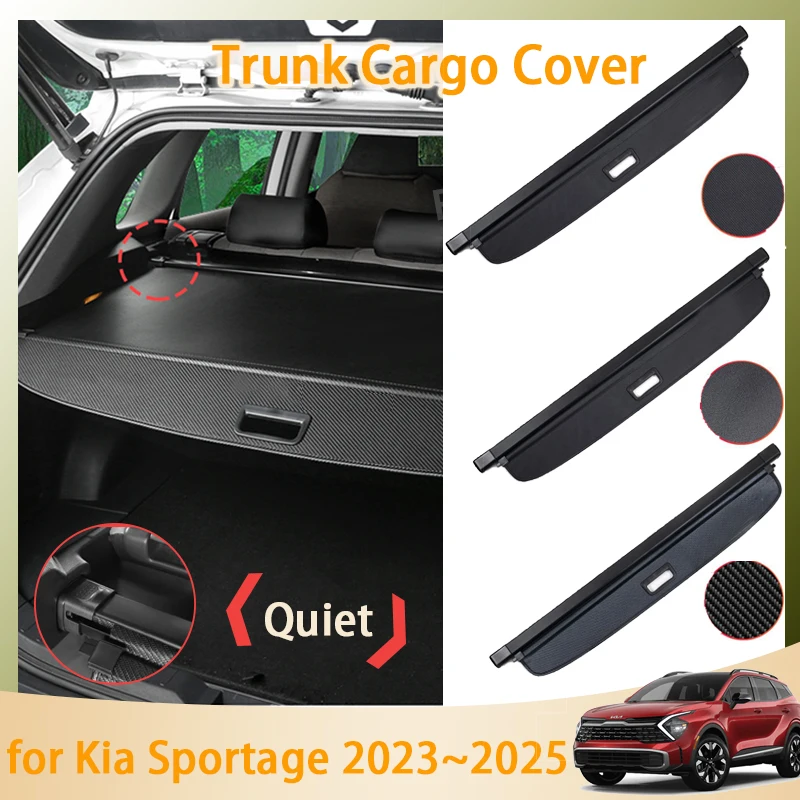 

Rear Curtain for Kia Sportage NQ5 2023 2024 2025 Accessorie Car Trunk Curtain Cargos Retractable Anti-peeping Window Shield Part