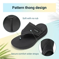 FitVille Women's Flip Flops Wide Width Comfortable and Adjustable Flip Flops for Women with Arch Support and Beach Non Slip - Image 3