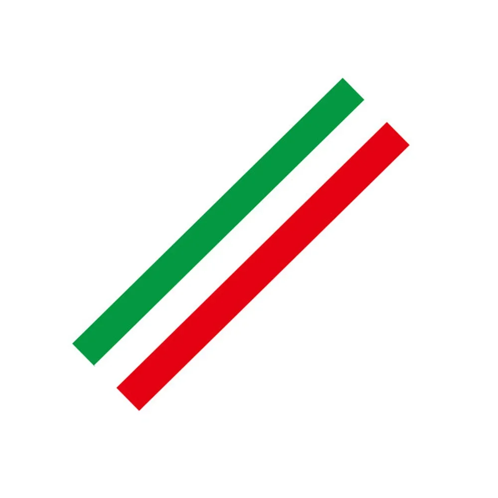 Italian Flag Steering Wheel Sticker - Premium Auto Tuning Accessory