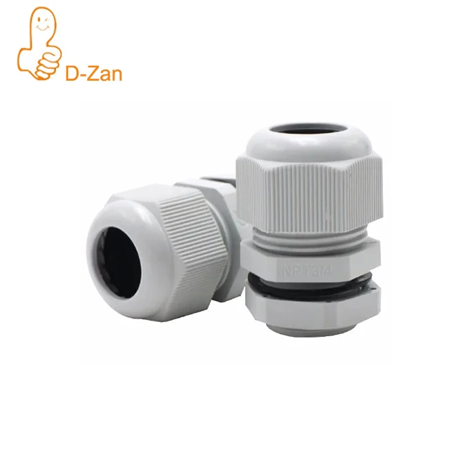 NPT 2&rdquo; Cable Gland Connector Cord Grip Plastic Nylon Waterproof Wire Protectors