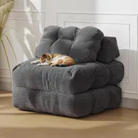 Складной диван-кровать, трансформируемое кресло-кровать с подушкой, складной матрас с поддержкой спинки, кресло-кровать, удобный напольный диван для гостиной