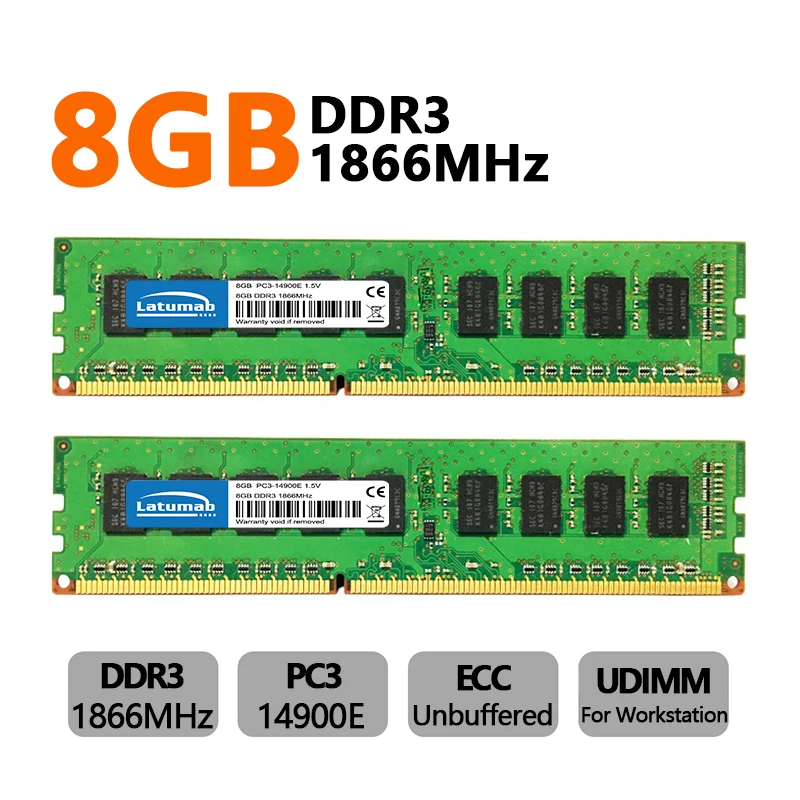 memória de ram ddr3 ddr3l 8gb 16gb