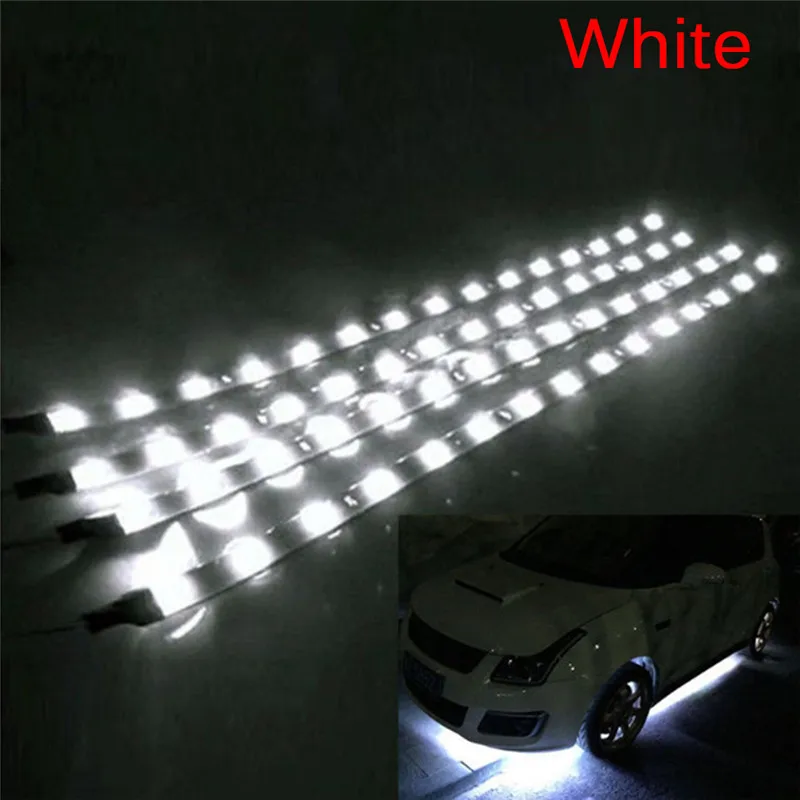 6PCS Waterproof DC 12V Motor LED Strip SMD Underbody Decorative strip Light for Car Motorcycle, motorcycle led lights,led lamp strip,car led lights