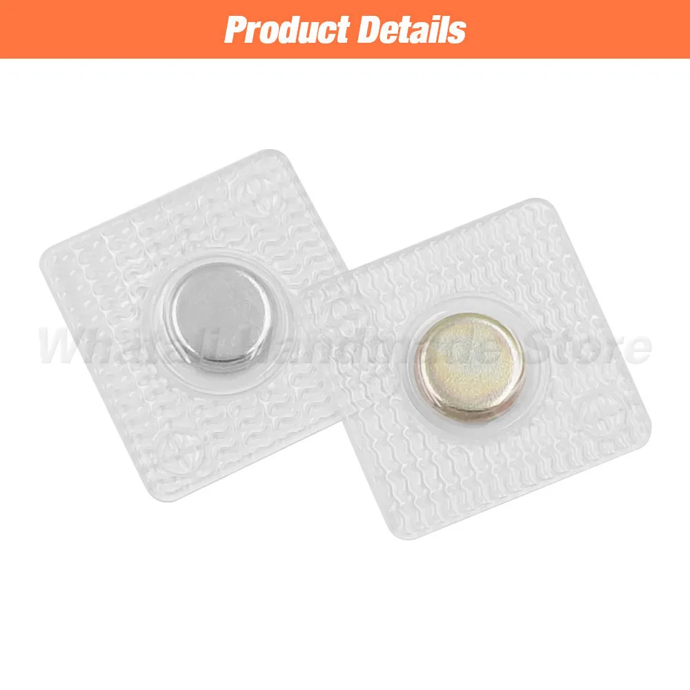 5Pairs PVC Invisible Hidden Metal Strong Magnetic Snaps Button Invisible Sew Magnetic Magnet Fastener For Handbag Clothing 3