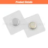 5Pairs PVC Invisible Hidden Metal Strong Magnetic Snaps Button Invisible Sew Magnetic Magnet Fastener For Handbag Clothing 3