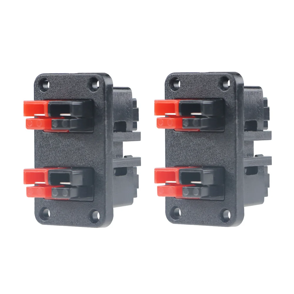 

45A 600V Plug Fixed Mounting Bracket Panel Power Plug Single Pole Four-position Fixed Bracket Panel with 4Pcs Plug For Anderson