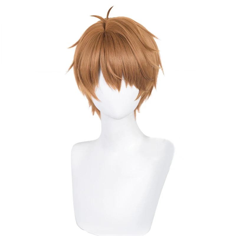 

Game Tears Of Themis Luke Cosplay Wig 30cm Short Brown Luke Marius Wigs Heat Resistant Hair Men Cosplay Wigs + Wig Cap