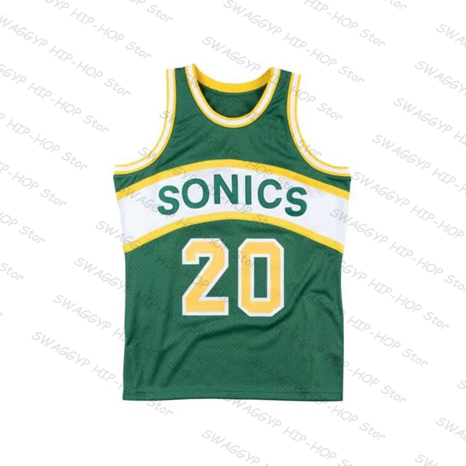 Sean Kemp 1995/96 NBA Swingman Jersey-Green #40 Classic Vintage Supersonics Player Gary Payton #20 Unisex Tops Kids/Adults downhill jerseys men sports tops