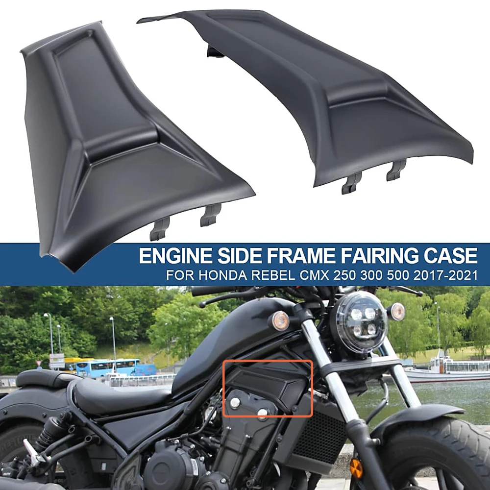 AbsPlasticEngineCoverSideFrameFairingCaseforHondaRebelCmx