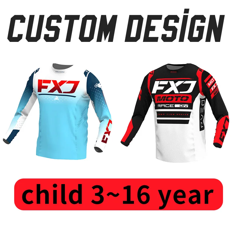 2026 모토크로스 저지 어린이 맞춤 디자인 성인 남성 소년 XXS XXXXL ..