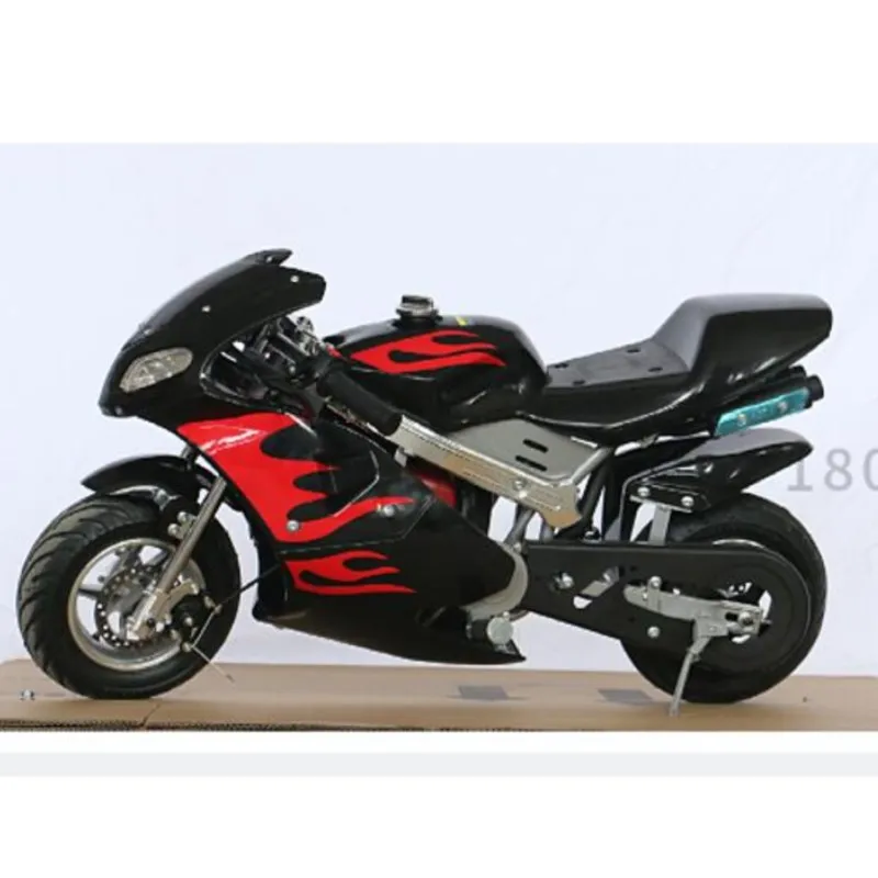 4 Stroke 49CC Children's Mini Motorcycles Sports Medium Electric Start Version 5-14 Years Old Adult Hand Pull Start Gas Scooter