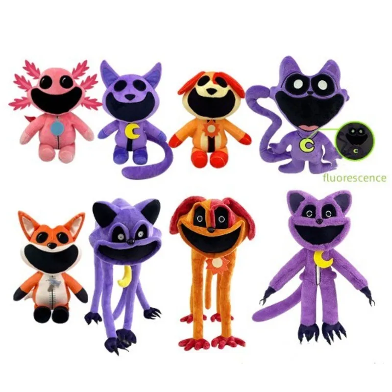 Smiling Critters Peluche Hopscotch Catnap Bearhug Plushie Doll Kawaii Farcito Noel Decorazione Peluche Bambola Per Regalo Per Bambini