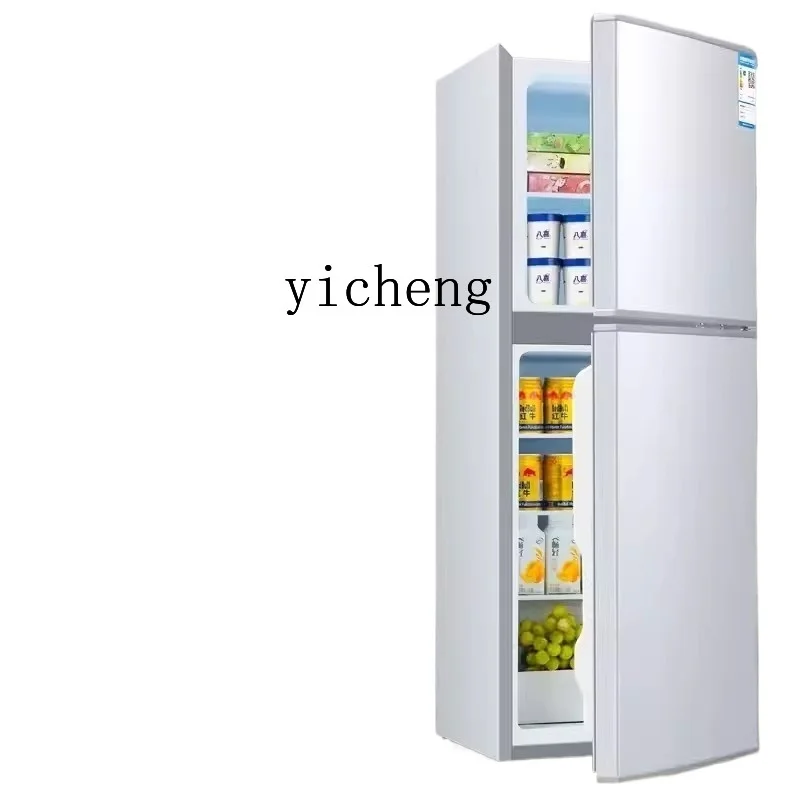 Tqh Grade I Energy Efficiency Home Dormitory Rental Room Office Refrigeration Dual-Purpose Double Door Small Refrigerator