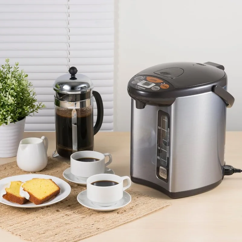 Zojirushi CD-WCC30 Micom Water Boiler and Warmer (101 oz, Silver Dark Brown) 6