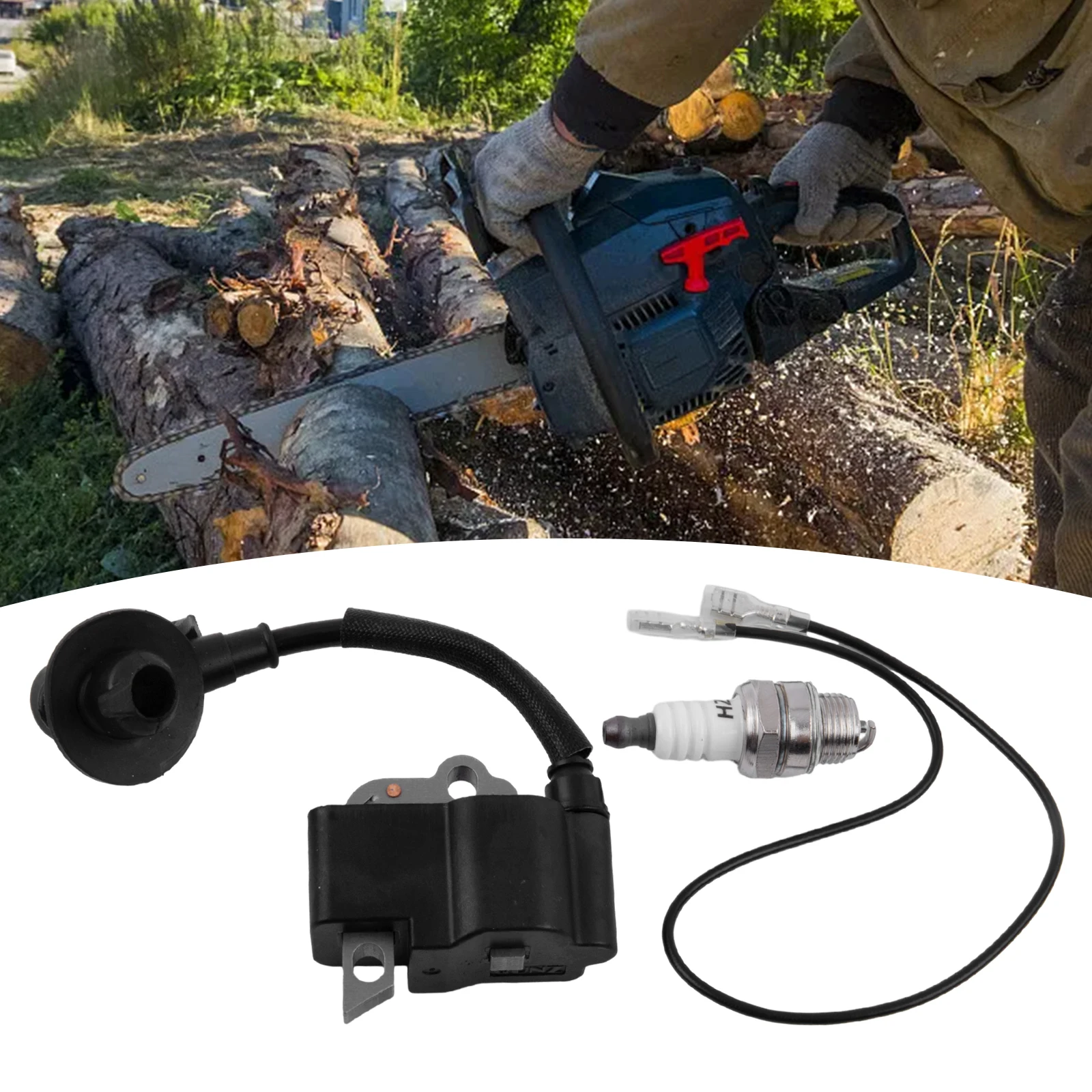 

1PCS Ignition Coil With Plug For Stihl MS171 MS181 MS211 Ignition Module 1139 400 1307 Garden Power Tool Replacement Accessories