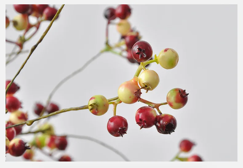 70cm Cranberry künstliche Frucht American Home Wohnzimmer Blumen arrangement Dekoration Licht Luxus Hochzeit Fotografie Requisiten – Detail 12