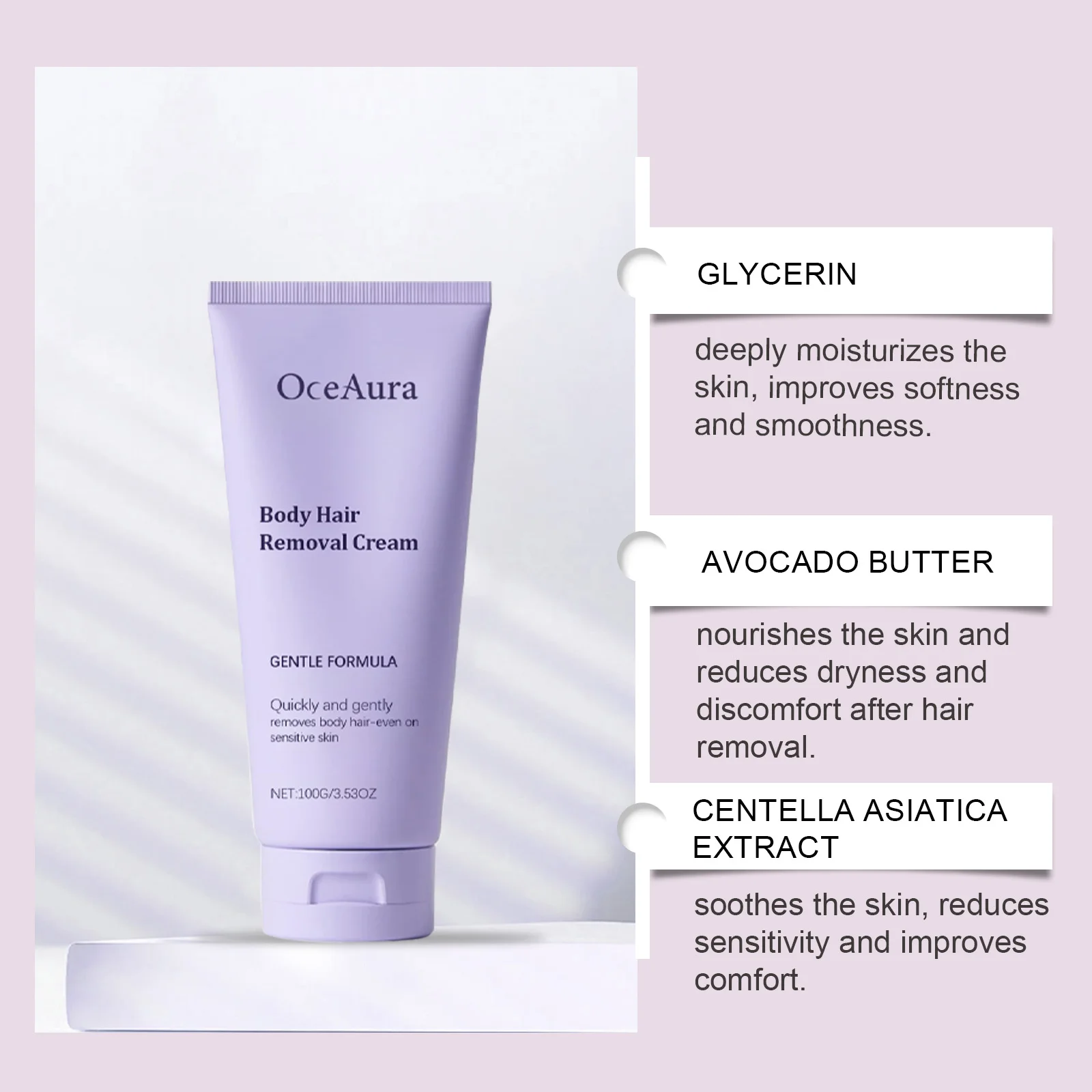 Body Hair Removal Cream for Men Armpit Arm Leg Hair Remover Painless Natural Non Irritating Mild Woman Intimate Depilatory Cream