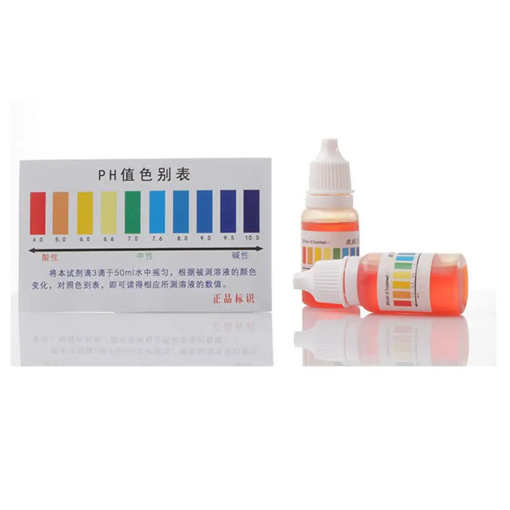 PH Reagent Test Liquid Aquarium Water Quality PH Multifunctional Precision Convenient Solution Detection H1D9