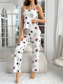 بيجامات صيفية للنساء طقم منزل بيجامات نسائية على عرض بيجامات نسائية مثيرة طقم بيجامة نسائي ملابس نوم نسائية 2