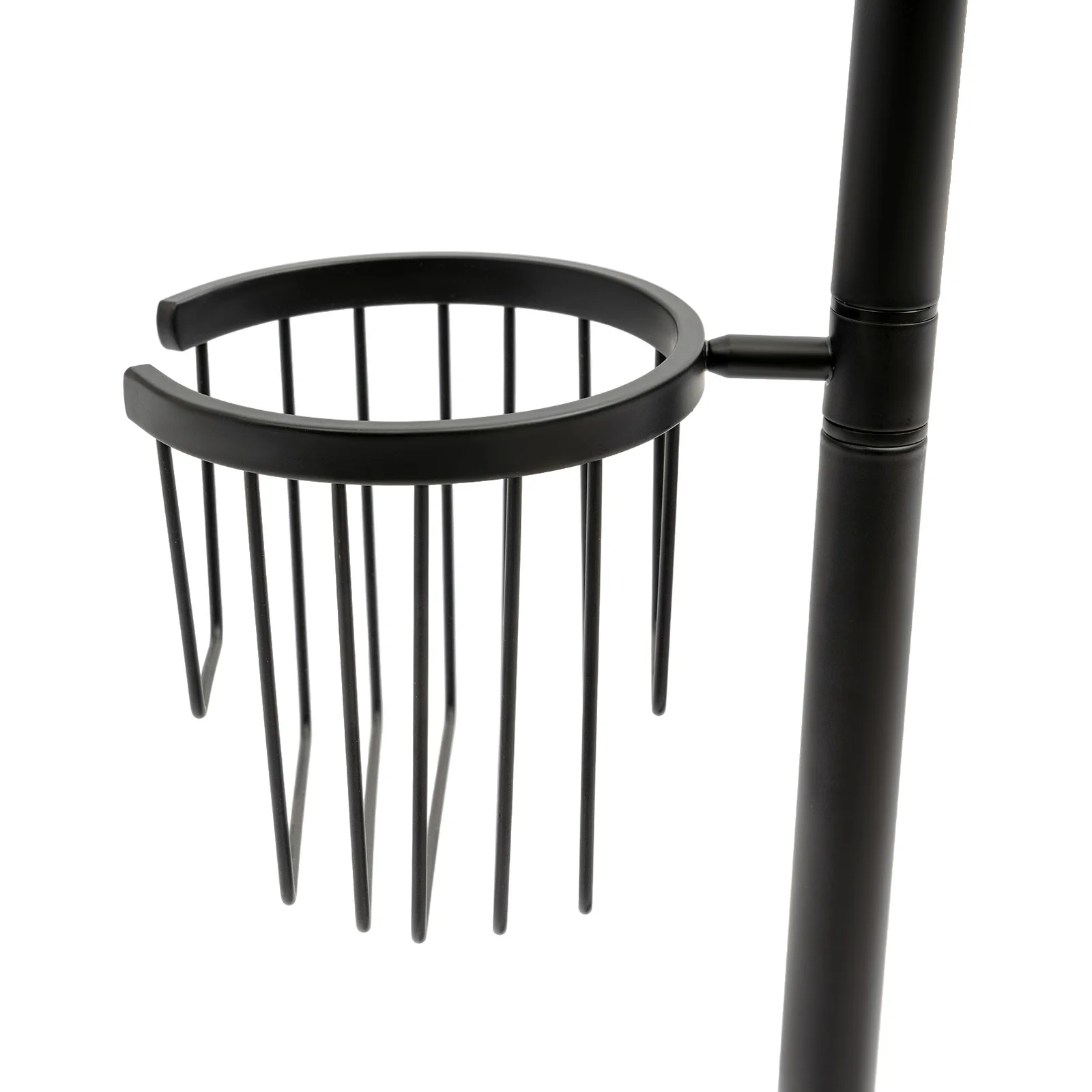 Wasserdichter Toilettenpapierhalter in Schwarz, multifunktionaler Toilettenpapierhalter mit Toilettenbürste für Badezimmer/Gästesträume zu Hause – Detail 7
