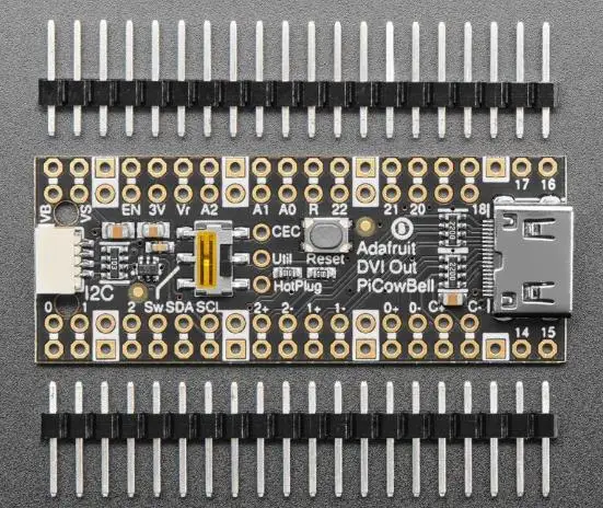 

5745 выход PiCowbell DVI для Pico - Works с HDMI Displa