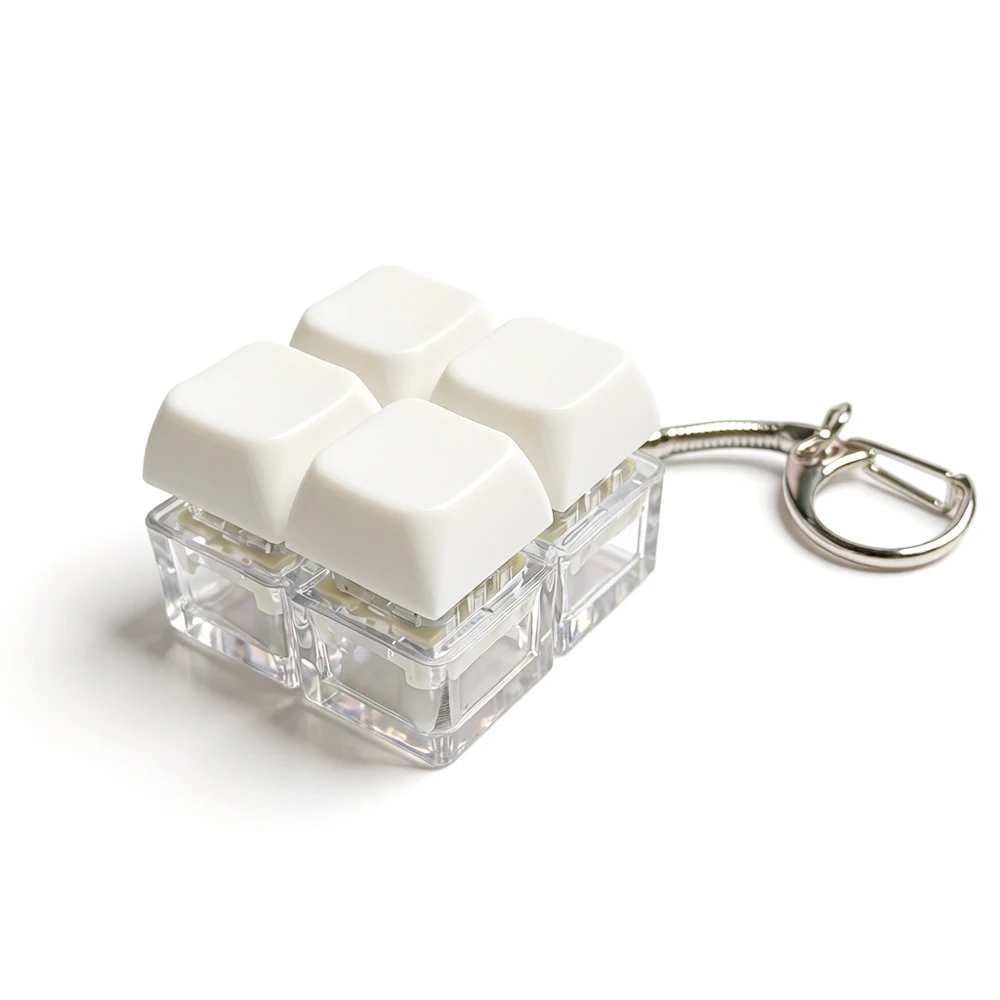 20개 승화용 블랭크 키체인 3D 피젯 푸시팝 감압 장난감 DIY 맞춤형 손가락 누름 불안 완화 스트레스 해소 선물