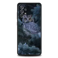 Cartoon Girl Gifts Lovely Owl Phone Case Cover - Samsung A03 (A12)